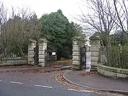 Countesswells Road entrance of Springbank Cemetery.