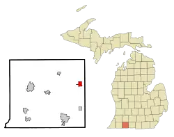 Location of Colon, Michigan