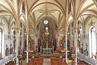 View up the nave toward the chancel
