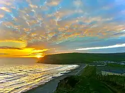 St Bees South Head at sunset