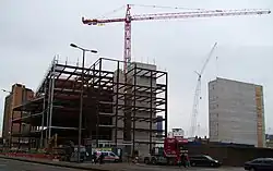 Construction of the John Lewis store