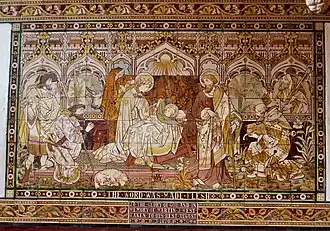 Tiled panel, St Paul's Church, Knightsbridge