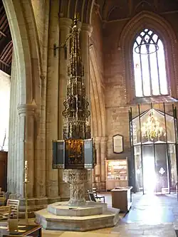 The font, with cover by Sir Walter Tapper