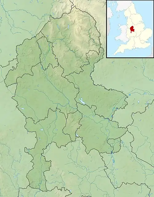 Chasewater is located in Staffordshire