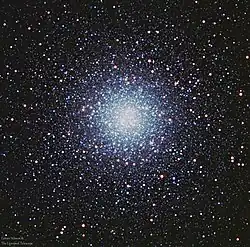 RGB image of M53 from an earthbound telescope, The Liverpool Telescope, which is a 2 m RC telescope on La Palma