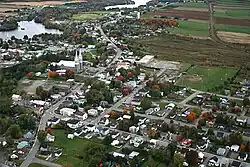 Aerial view of Sainte-Thècle