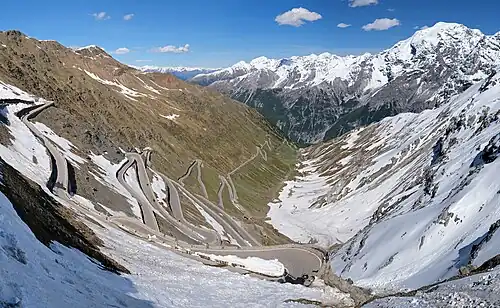 Panoramic view of eastern ramp