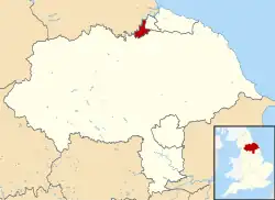 The part of the borough in North Yorkshire