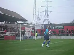 The Plough End of the stadium