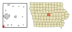 Location of Slater, Iowa