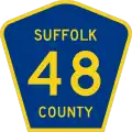County Route 48 marker
