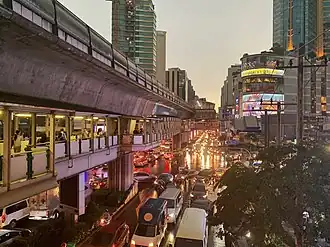 Sukhumvit Line at Asok Junction.
