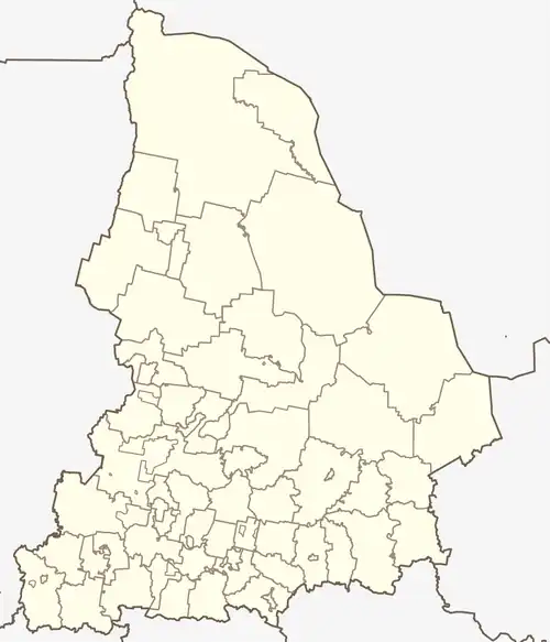 Tugulym is located in Sverdlovsk Oblast