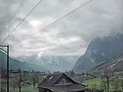 Valley cottages in Switzerland