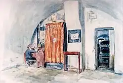 A prayer room at Theresienstadt