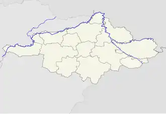 Tarpa is located in Szabolcs-Szatmár-Bereg County