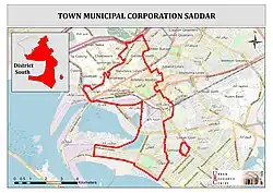Saddar Town Map
