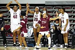 A Lady Tigers basketball game in 2022
