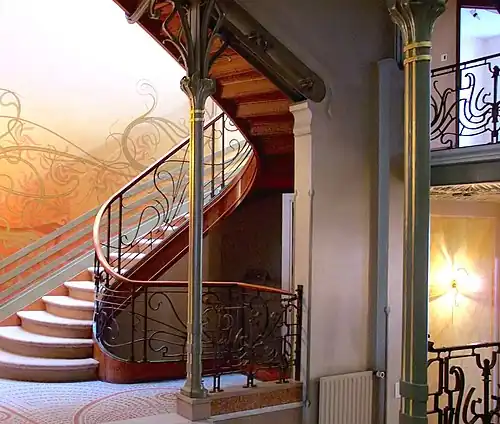 Hôtel Tassel, Brussels, Belgium, by Victor Horta, 1894[252]