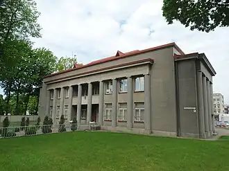 Historic bank building, built in 1936