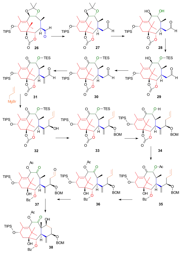 Wender Taxol Scheme 3