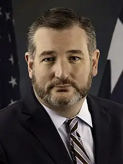 *Ted Cruz, U.S. Senator from Texas (2013–present)