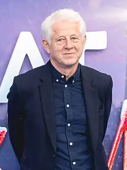 Curtis at the 68th BFI London Film Festival premiere of That Christmas in 2024