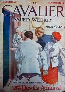 "The Devil's Admiral" was the cover story in the November 16, 1912 issue of The Cavalier