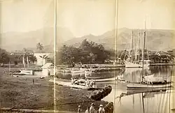 The Wharf, Papeete, Tahiti, 1887