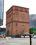 The former Mersey Railway Pumping Station, Mann Island (1881; Grade II)