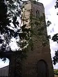 Remains of the old church tower