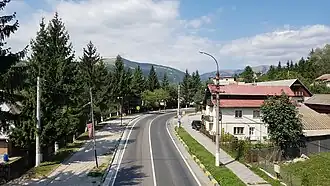 DN1 passing through Comarnic