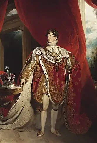 King George IV's Coronation Portrait, 1821