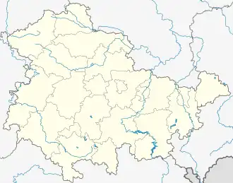 Bad Blankenburg is located in Thuringia