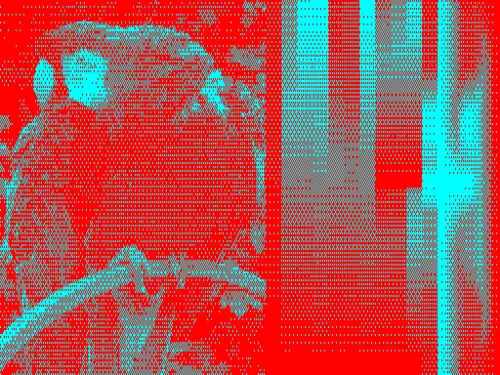 High Resolution 512x192 (Red & Cyan palette)