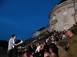Wodicka reading at Solitude Solitude, Stuttgart, Germany, 2016