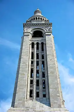 The campanile or bell tower