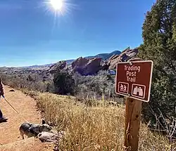 Trading Post Trail sign