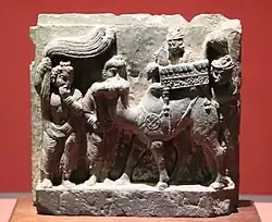 Transporting Buddha's Relics, 2nd–4th century