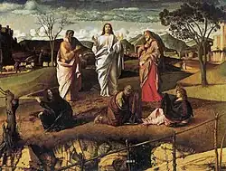 Transfiguration by Giovanni Bellini, c. 1480