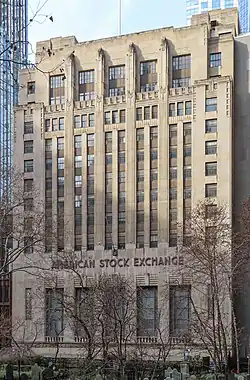 American Stock Exchange Building Annex, New York, New York, 1930-31.