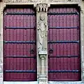 Trumeau of the main portal of Saint Martin's Church, Arlon