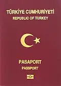 Passport of Turkey (Pasaport) issued until 1 April 2018