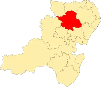 Location of the ward