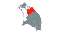 Location of Two Foot Bay