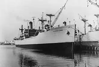 USNS Archer T. Gammon (T-AK-243) moored pierside