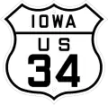 1926-era US 34 shield