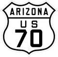 US&nbsp;70 route marker