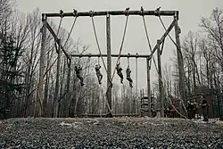Obstacle course evaluation at The Basic School on Marine Corps Base Quantico