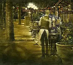 "Une Soirée Enchantée" Painting by Ted CoConis, Private Collection